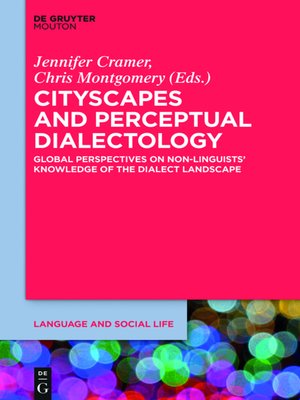 cover image of Cityscapes and Perceptual Dialectology